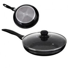 Сковорода UNIQUE UN-5165 с антипригарным гранитным покрытием 26 см с крышкой