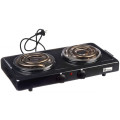 Электроплита на 2 конфорки Domotec MS-5532 ∙ Плита настольная электрическая с широким ТЭНом