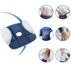 Ортопедическая гелевая подушка для сидения сидушка для разгрузки позвоночника ∙ Сидение ортопедическое на стул / автокресло WOW Pure Posture Memory Foam