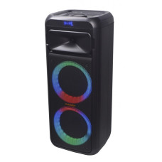 Автономная акустическая система Goldteller GT-5030 ∙ Аудиосистема колонка с микрофоном ∙ MP3 ∙ USB ∙ FM радио ∙ Bluetooth ∙ LED подсветка + Беспроводной микрофон в комплекте