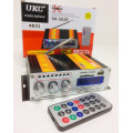 Усилитель звука UKC VA-502R двухканальный с Bluetooth, Караоке, FM радио и пультом