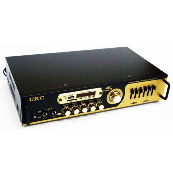 Усилитель звука UKC AV-121BT пятиканальный с караоке и Bluetooth