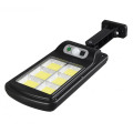 Уличный фонарь c солнечной панелью LED Solar Street Light BL BK 120-6COB ∙ Аккумуляторный светильник с датчиком движения и пультом 2200mA на солнечной батарее