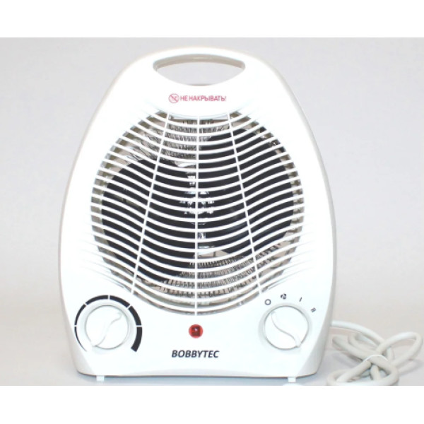 Тепловентилятор электрический обогреватель – дуйка для дома BOBBYTEC PFH-103, 2000 Вт
