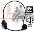 Петличный микрофон WIRELESS FM RADIO E020 ∙ Наголовная петличка для смартфонов, камеры, компьютера ∙ 3,5 mm jack ∙ AUX ∙ Чистый звук