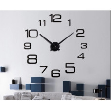 Большие настенные 3D часы светящиеся в темноте ∙ Разборные часы - цифры ‘Cделай сам’ ∙ диаметр от 70 до 150 см