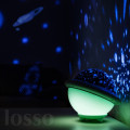 Детский ночник - проектор Светильник ‘Летающая тарелка’ НЛО с проекцией космоса, звездного неба Losso UFO