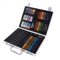 Детский набор для рисования и творчества в металлическом кейсе Карандаши ∙ Фломастеры ∙ Краски ∙ Мелки ∙ Пастель