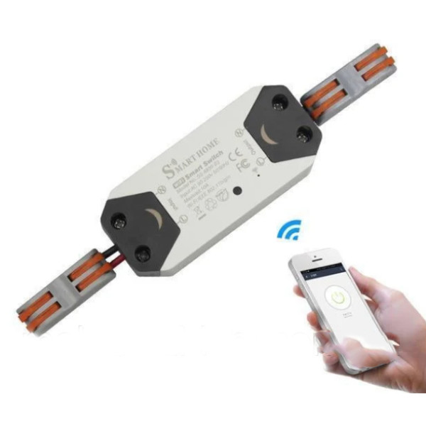 Wi-Fi реле для умного дома Smart Home 10А ∙ Умный вай фай смарт выключатель с управлением через приложение iOS / Android