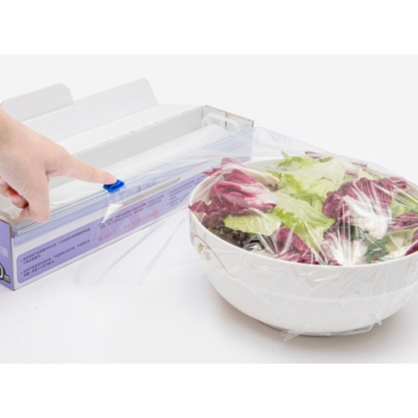 Кухонный органайзер – диспенсер для пищевой пленки ∙ Держатель бокс с встроенным ножом для хранения и отрезания пленки, фольги, пергаментной бумаги