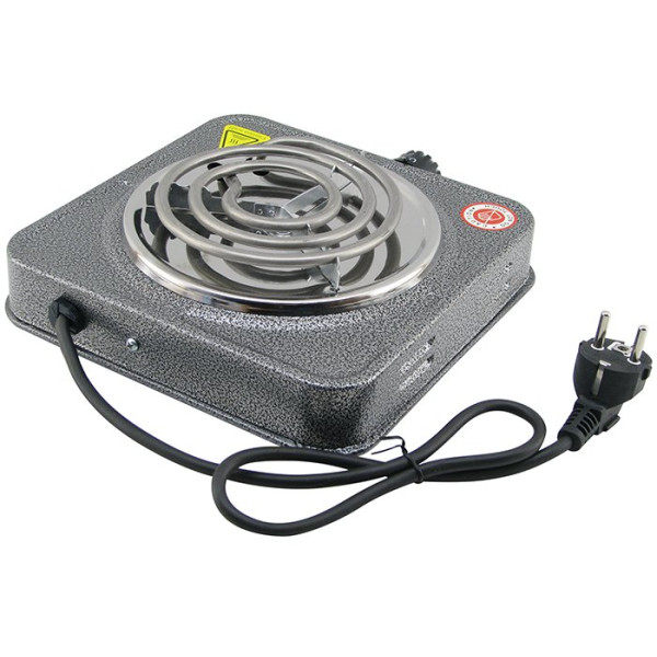 Электрическая одноконфорочная плита Domotec MS-5801 ∙ Спиральная тэновая настольная электроплита на одну конфорку, 1000W