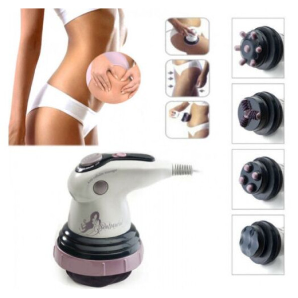 Ручной инфракрасный массажер Body Innovation ∙ Антицеллюлитный вибромассажер с насадками для всего тела