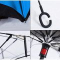 Зонт наоборот Up-Brella Зонт обратного сложения однотонный в чехле