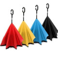 Зонт наоборот Up-Brella Зонт обратного сложения однотонный в чехле