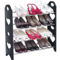 Полка для обуви органайзер Amazing Stackable Shoe Rack ∙ Стойка - этажерка обувная в прихожую на 4 полки