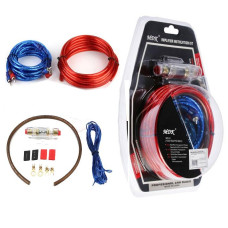 Набор акустических кабелей для подключения усилителя сабвуфера ∙ Комплект проводов HTS MJ-8 1500W