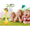 Интерактивная детская говорящая игрушка – повторюшка Гусь Dansing Duck ∙ Музыкальная танцующая утка повторюха с LED подсветкой