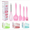 Набор аксессуаров для кухни из 5 предметов EASY Kitchen silicone set ∙ Набор кухонных силиконовых лопаток + венчик + кисточка в комплекте