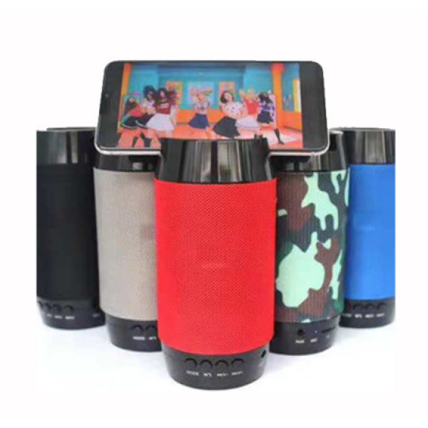 Портативная музыкальная колонка с подставкой – держателем для телефона Q300 ∙ Bluetooth ∙ USB ∙ MicroSD ∙ FM радио