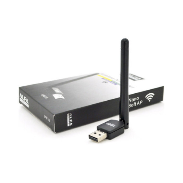 Беспроводной сетевой Wi-Fi адаптер с антенной 10 см ∙ USB вай-фай антенна – переходник для передачи беспроводной сети LV-UW07