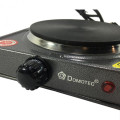 Настольная дисковая плита Domotec MS-5811 на 1 конфорку ∙ Электроплита одноконфорочная, 1500Вт