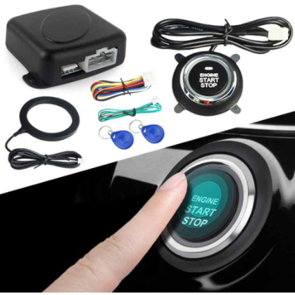 Универсальная система запуска двигателя Smart Start System с иммобилайзером ∙ Кнопка ‘Старт-Стоп’ для пуска и остановки автомобиля с подсветкой и режимом старта на холодную