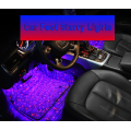 Декоративная RGB подсветка ковриков салона автомобиля Starlights Атмосферные LED лампы «Звездное небо» в авто, с пультом
