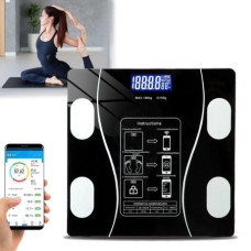 Умные Bluetooth смарт-весы напольные электронные с приложением для смартфона до 180 кг