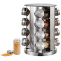 Набор баночек для специй и приправ на крутящейся подставке Spice Carousel, 16 емкостей