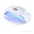 Большая лампа для маникюра UV+LED SUN 5 PRO 72W на две руки для полимеризации и сушки гель-лака, биогеля, шеллака