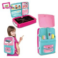Детский обучающий набор для рисования Backpack painting 3 in 1 ∙ Рюкзак для творчества с магнитной доской ∙ Синий / Розовый