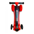 Детский трехколесный самокат с дымом, LED подсветкой колес и Bluetooth музыкой, Красный / голубой / розовый