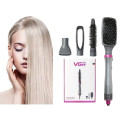 Многофункциональная расческа с горячим воздухом VGR V-408 Hair Dryer Hot Air Style Профессиональный стайлер для укладки волос Фен-щетка 4 в 1