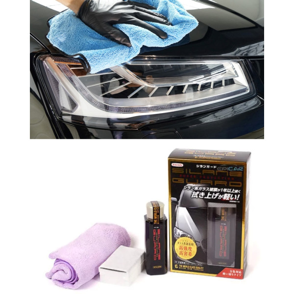 Полироль для автомобиля Жидкое стекло SILANE GUARD Средство для самостоятельной полировки и защиты кузова