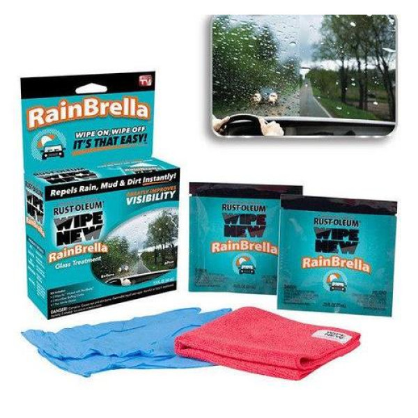 Средство для защиты стекол автомобиля от воды и грязи Rain Brella Антидождь