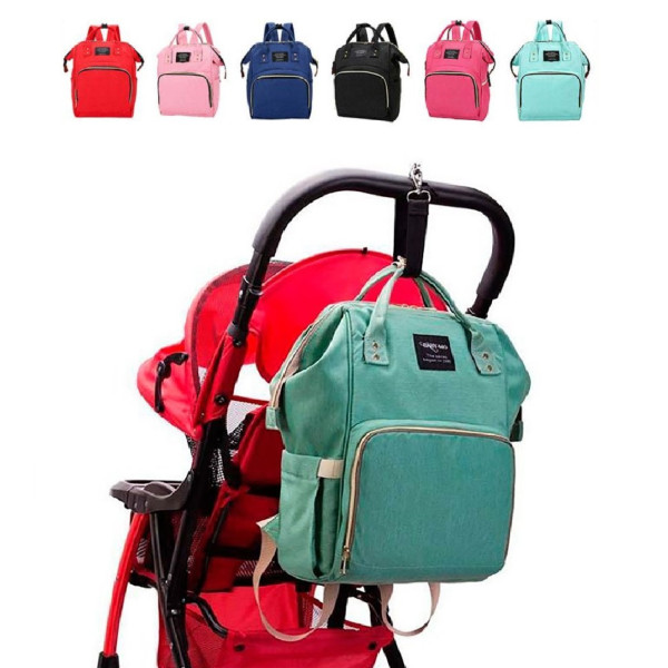 Многофункциональный рюкзак для мам Mom Bag ∙ Сумка – органайзер с термокарманами для детских бутылочек и средств гигиены