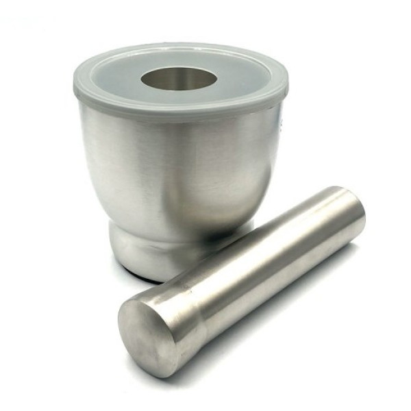 Ступка с пестиком металлическая из нержавеющей стали FRU-562, 9 x 11.5 см