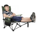 Складное рыбацкое кресло-шезлонг · Туристический раскладной лежак в чехле для дачи и отдыха, 170х62 см