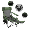 Складное рыбацкое кресло-шезлонг · Туристический раскладной лежак в чехле для дачи и отдыха, 170х62 см