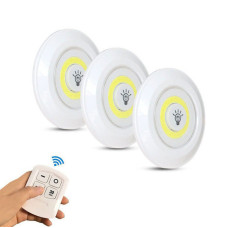 Набір світлодіодних світильників LED Control set BL-1012 на батарейках з пультом дистанційного керування, 3 лампи в комплекті