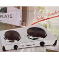 Электрическая настольная плита BOMA TH-04A-1 Hot Plate ∙ Блинная керамическая плита из нержавеющей стали на 2 конфорки