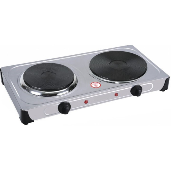 Электрическая настольная плита BOMA TH-04A-1 Hot Plate ∙ Блинная керамическая плита из нержавеющей стали на 2 конфорки
