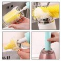 Электрическая беспроводная щетка – ершик Cup Cleaning Brush с насадками для уборки и мытья посуды · USB зарядка
