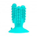 Игрушка для собак Кактус на присоске Bronzedog PetFun Dental ∙ Чистящая зубная щетка с отверстием для еды