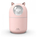 Увлажнитель воздуха Котик Humidifier H2O Cat USB Диффузор с подсветкой – ночником, 300мл