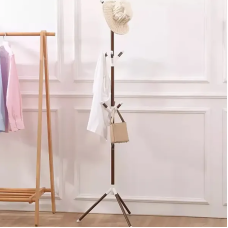 Вешалка - стойка для одежды New Choice Тренога в прихожую, Коричневая