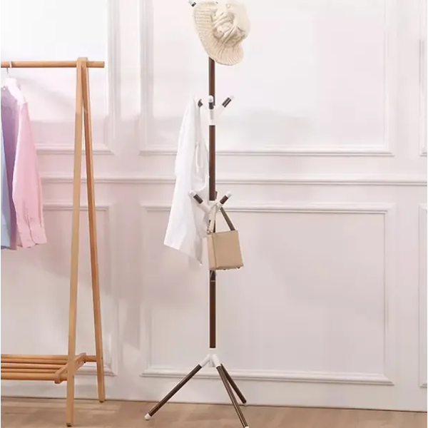 Вешалка - стойка для одежды New Choice Тренога в прихожую, Коричневая