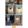 Уличный фонарь на солнечной батарее с датчиком движения HW 999-2W Solar Interaction Wall Lamp · Настенный наружный светильник · 3 режима освещения