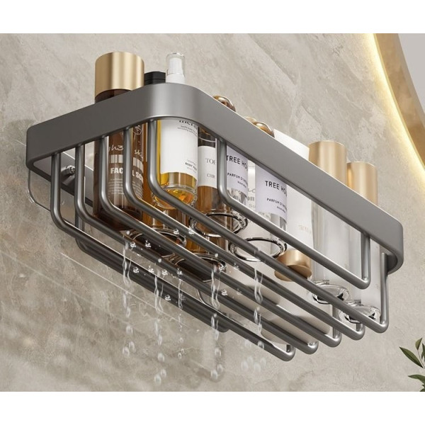 Настенный универсальный органайзер Storage Sherif · Металлическая полка для ванной комнаты