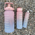 Спортивные бутылки для воды 3 в 1 · Комплект бутылок для спорта и отдыха (2л, 900 мл, 500 мл)